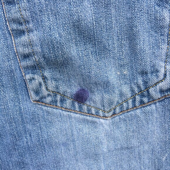 Eddie Bauer Jeans Mens Size 32 Loose Fit Distressed VTG Y2K - Picture 5 of 15